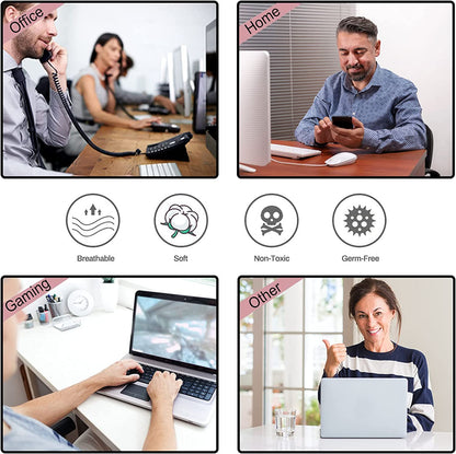 Extended Gaming Mouse Pad XXL  Large Keyboard Mat Long Mousepad Desk Decor Writing Pad Non Slip Rubber Base Stitched Edges for Work, Game, Office, Home, 35.1" X 15.7" , Pink Marble